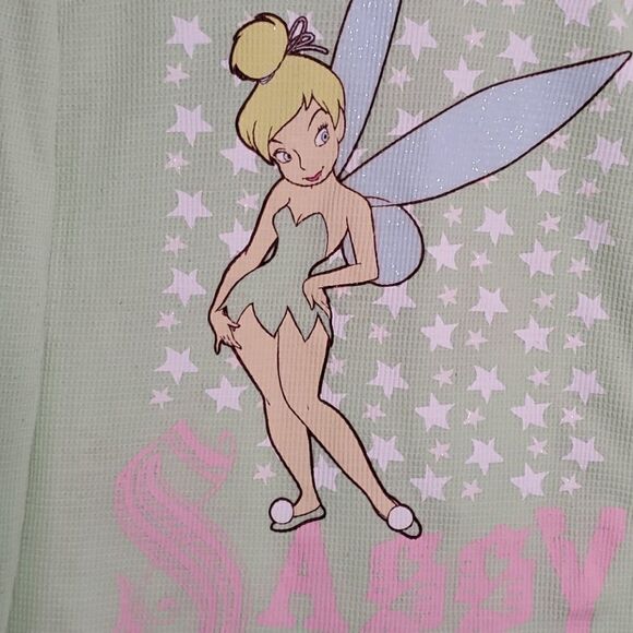 Disney Tinker bell PJ'S,‎  green, large. Adorable soft and cozy. - Picture 6 of 7